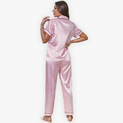 Gestreepte Pyjamaset